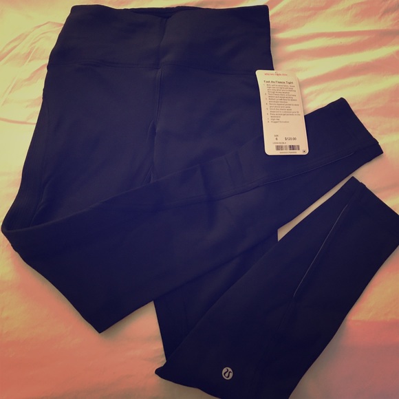lululemon athletica Pants - Lululemon Fast As Fleece Tights